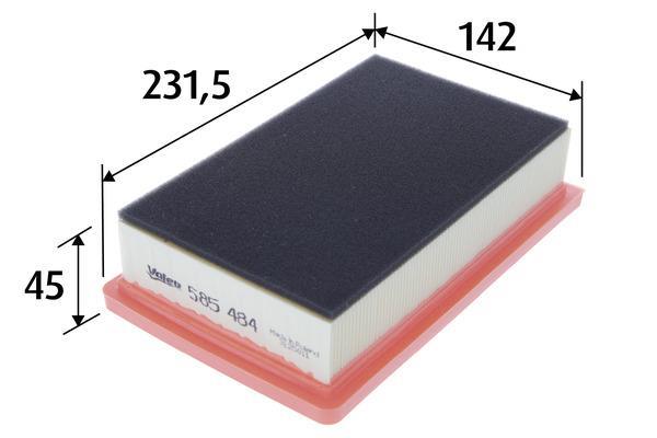 Filtre à air VALEO 585484